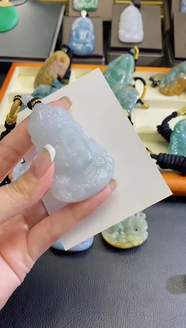 颈饰未镶嵌翡翠缅甸天然翡翠