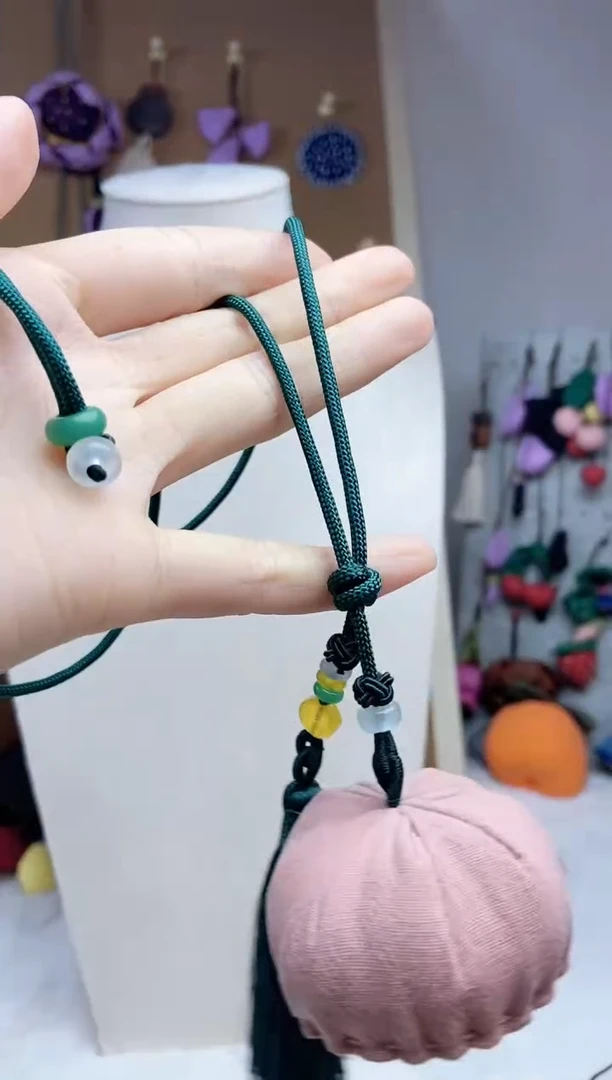 非金属布艺非金属无莲蓬项链