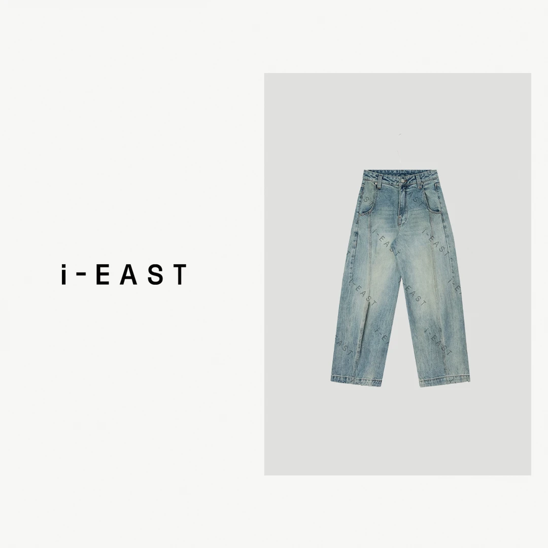 i-EAST 同工异曲 ~复古时尚水洗牛仔裤-4D K13074
