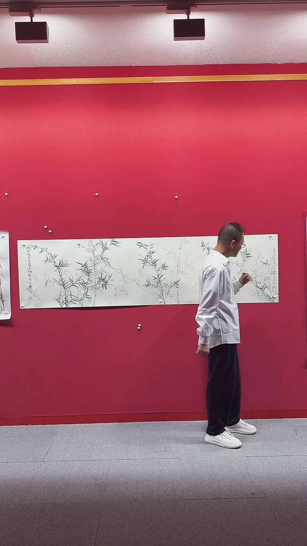 国画王炯智老师作品《翠竹图》.......