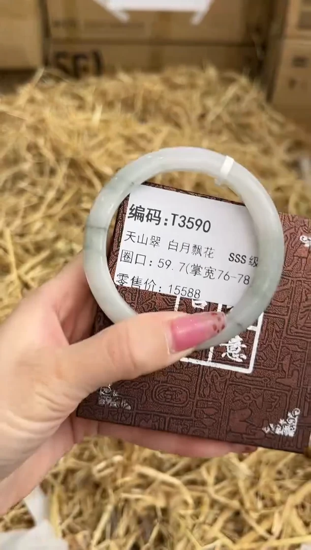未镶嵌手镯石英质玉T3590