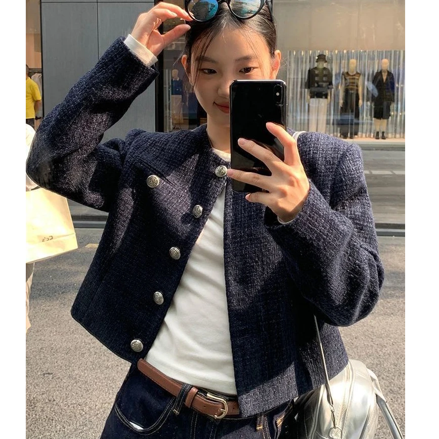 【现货+运费险】小香风外套休闲短款小众气质韩系名媛YY680