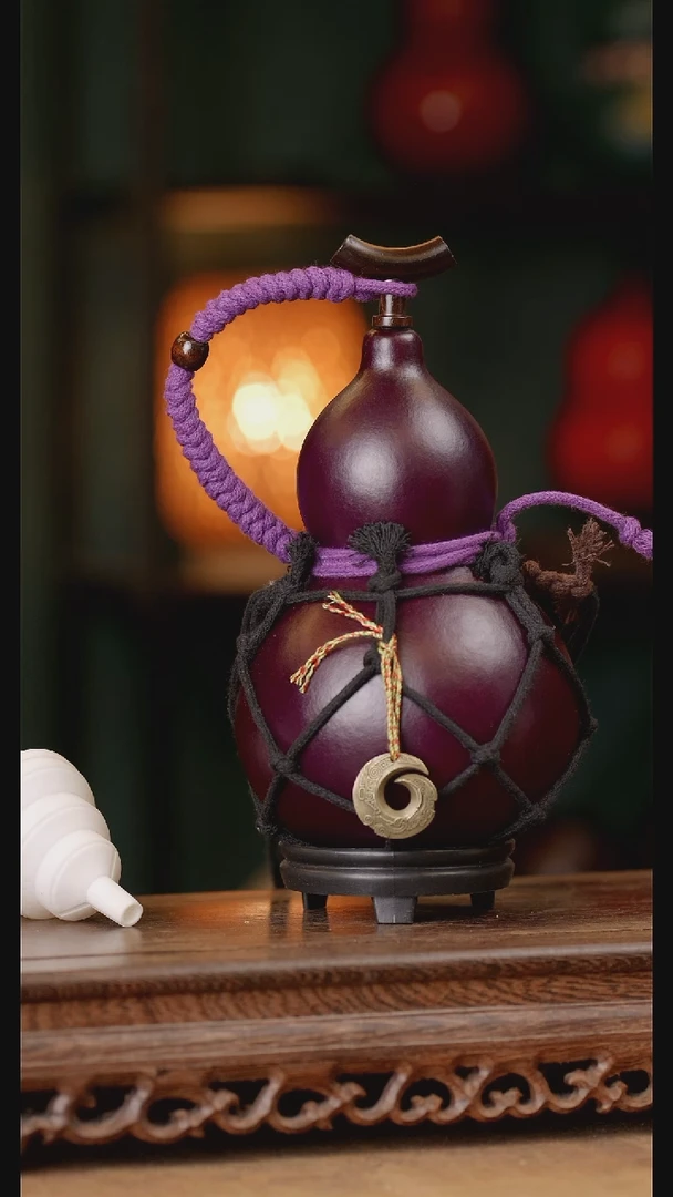 218号精品天然大漆酒葫芦一物一拍~