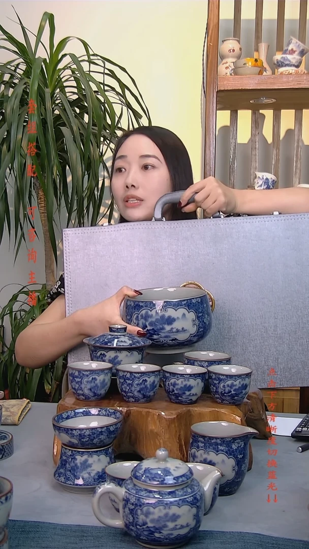 礼盒款14件套 老陶泥开片纹陶瓷茶具