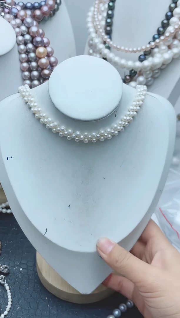【闪购商品】淡水珍珠颈饰钛钢1