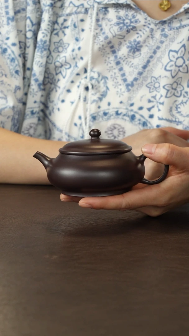 茶壶紫砂范敬荣老紫泥明炉