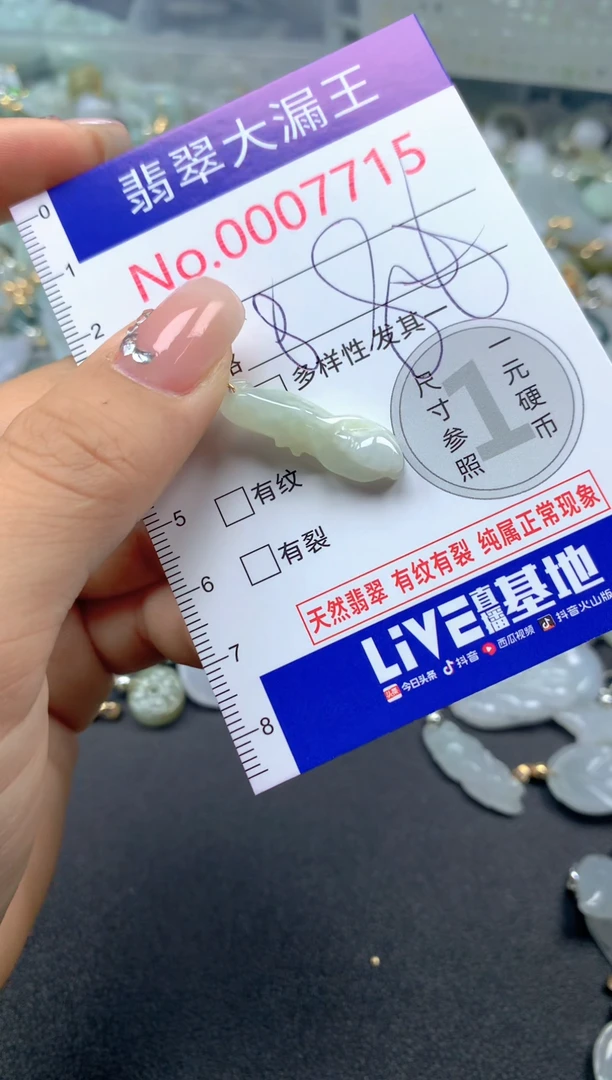 颈饰未镶嵌翡翠7715