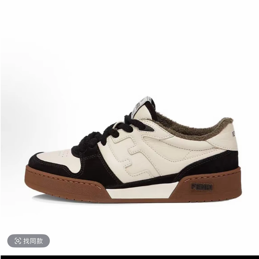 FENDI Match 皮革 浮雕系带时尚楠