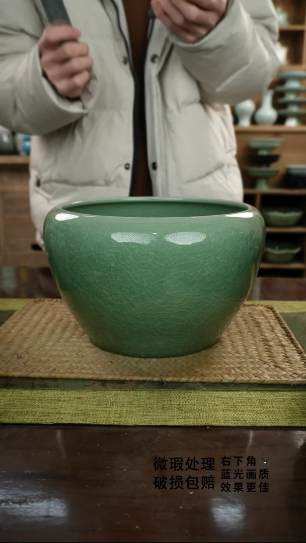 陶瓷苹果大缸A-24次品保不漏水外观不完美