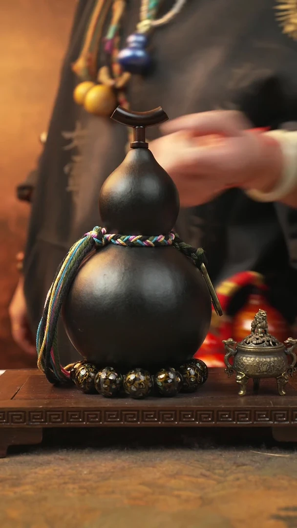 144大漆一物一拍记葫堂出品【不带手串】