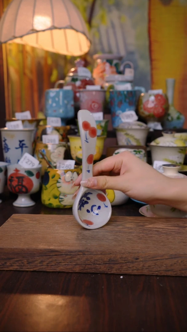 摆件泥垚手作 景德镇手工手绘器物