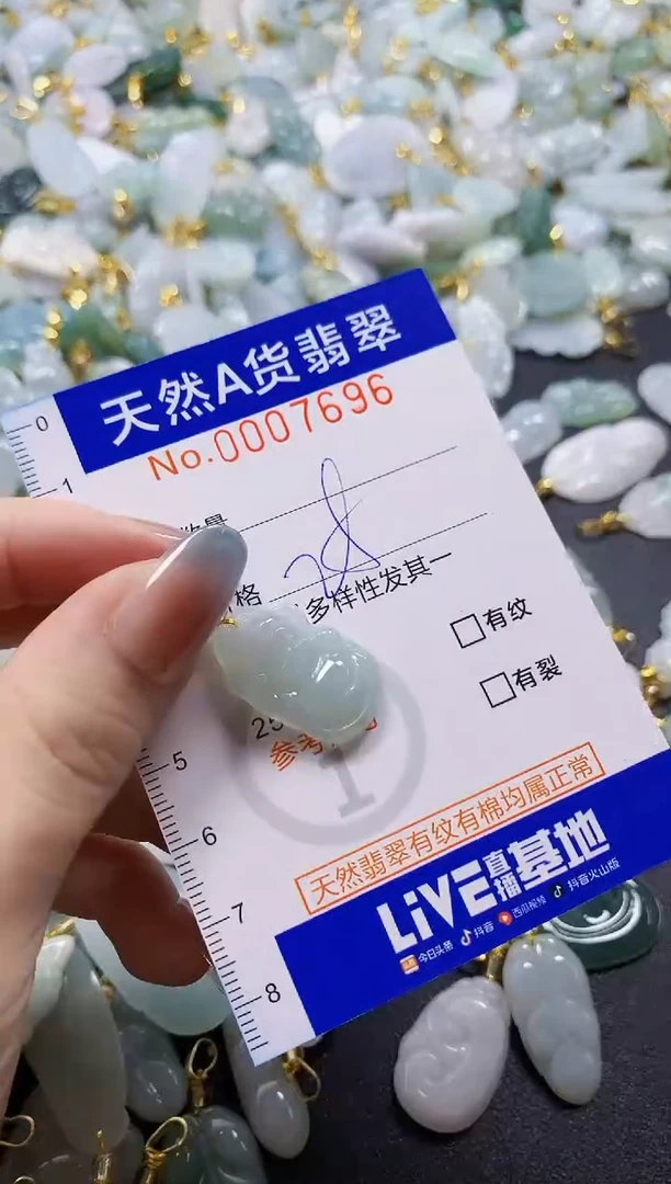 颈饰未镶嵌翡翠纯天然a货翡翠