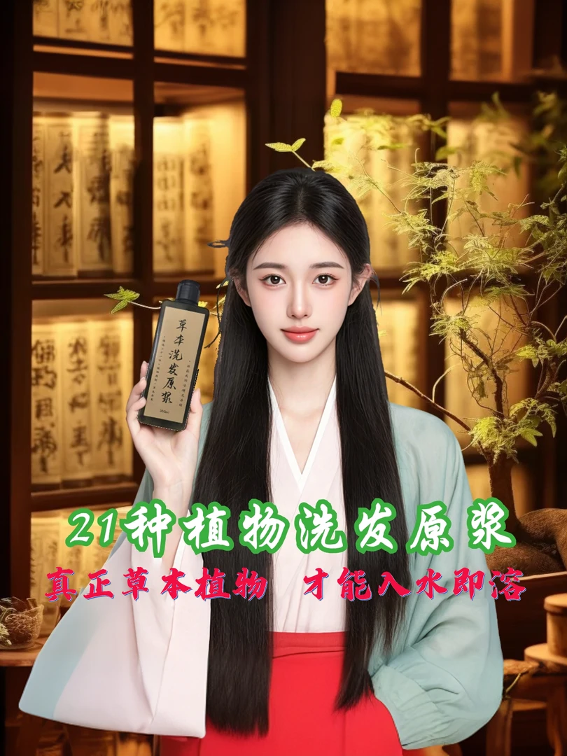 正宗21味草本洗发水传统工艺草本萃取植物洗发水推荐家庭专用