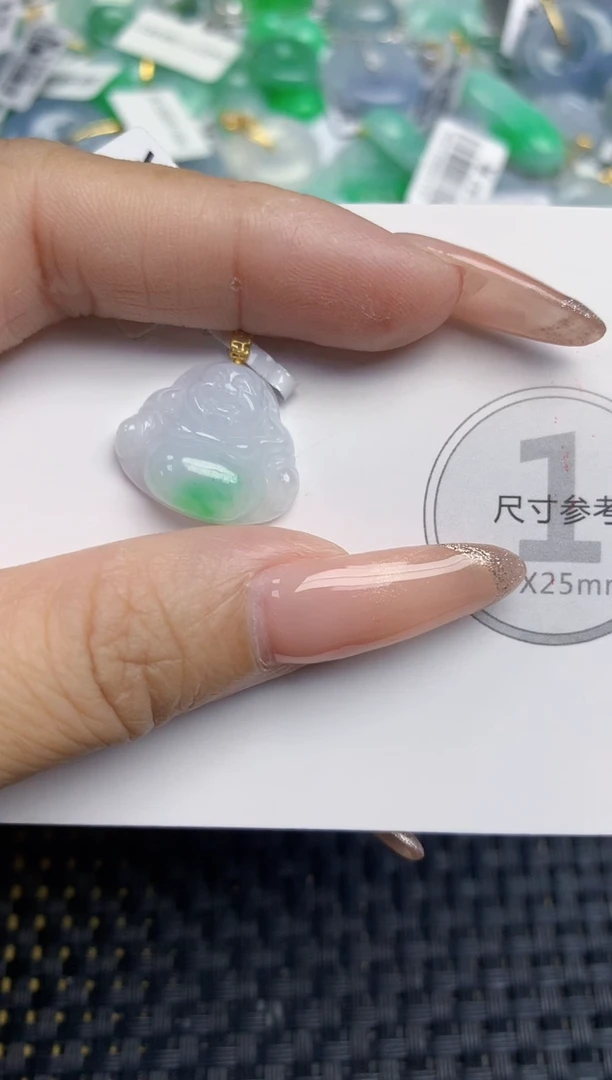 颈饰未镶嵌翡翠天然缅甸A货翡翠百元以上9元证书费自理