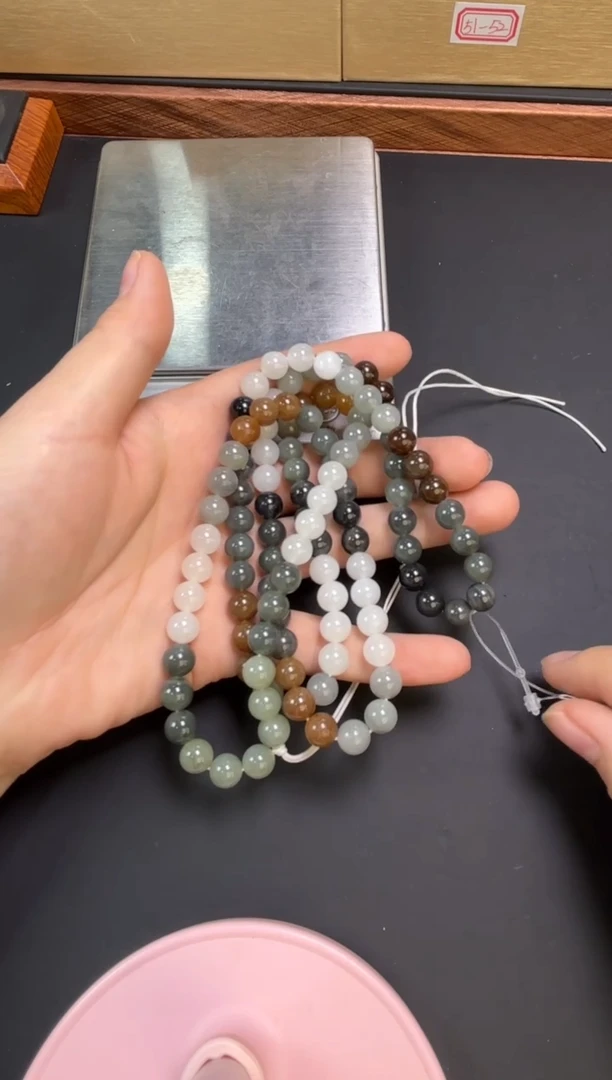 【闪购商品】和田玉项链未镶嵌若羌微色差卡8长串