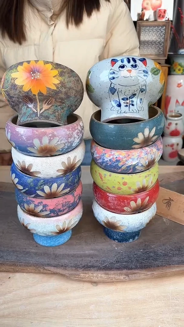 【闪购商品】摆件6-142口10高8  十二个
