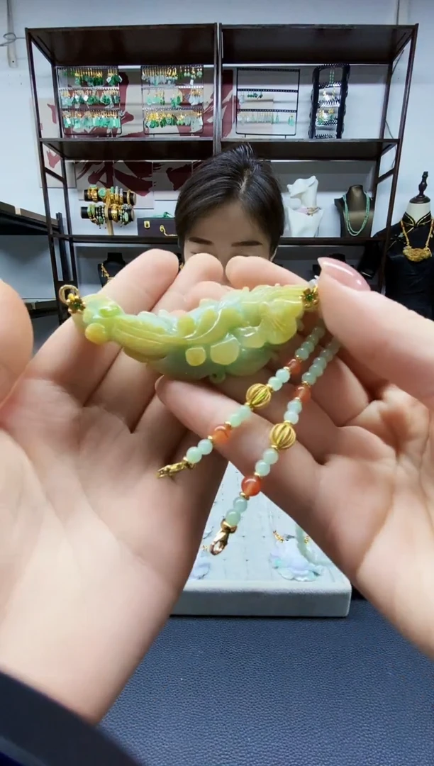 颈饰未镶嵌翡翠翡翠吊坠