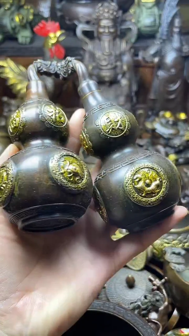 闪购链接，点击下单，有运费险，铜摆件