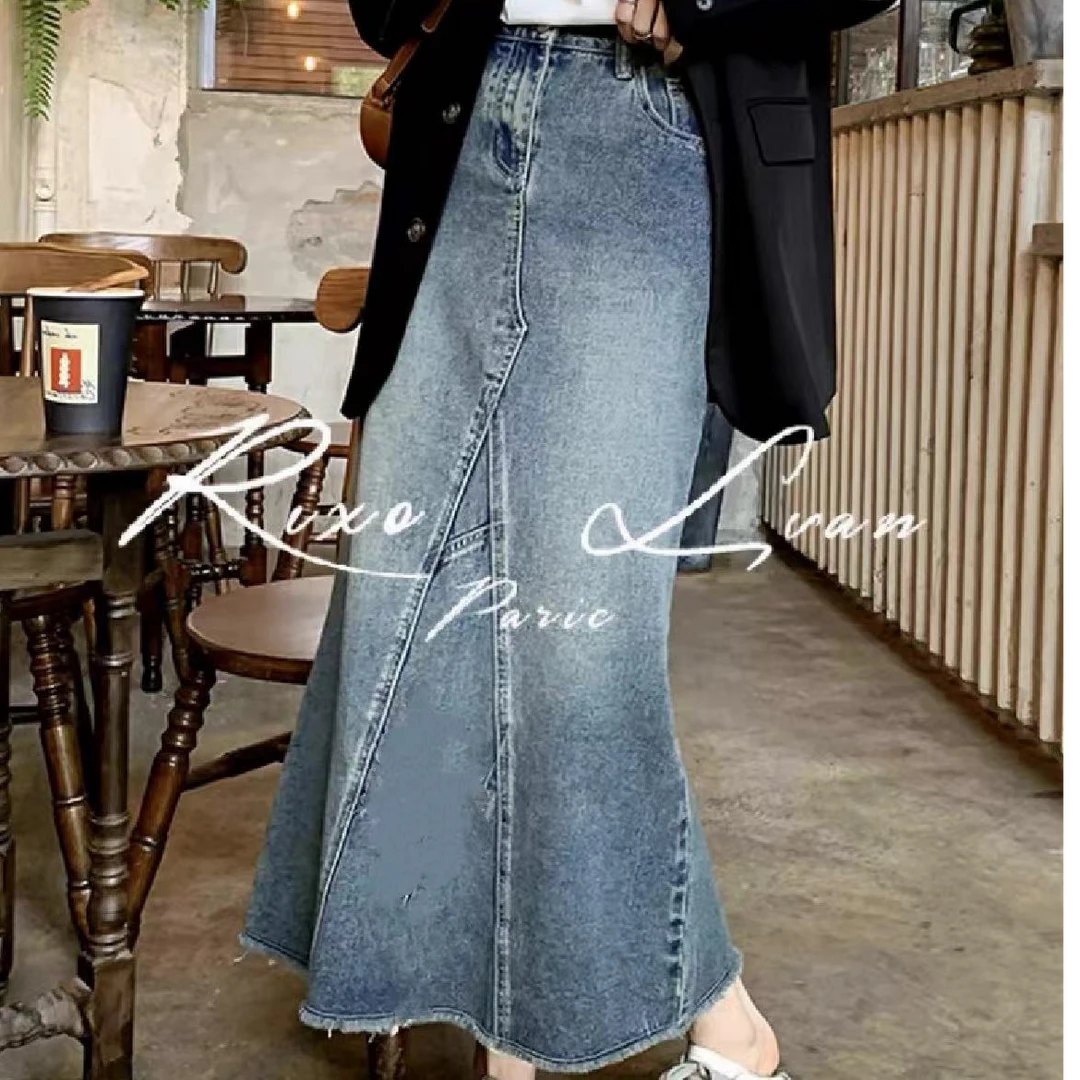 女童时尚百搭牛仔裙652