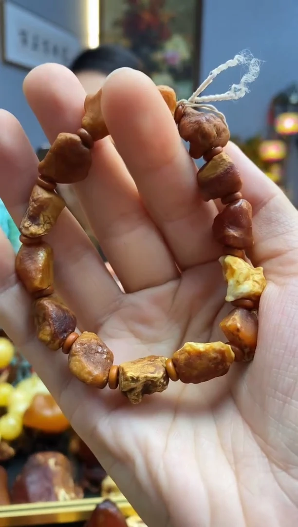 未镶嵌琥珀手串手串