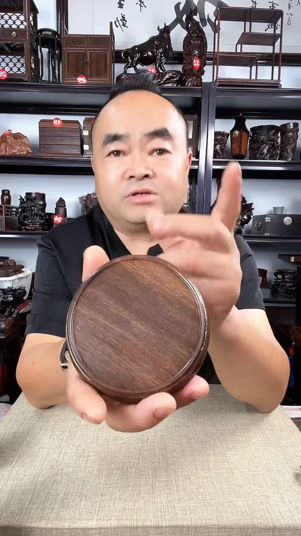 木实心圆老李红木工艺品