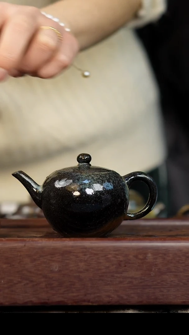 茶壶紫砂柴烧紫砂一粒珠