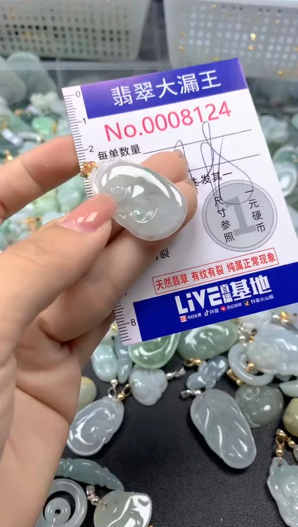 颈饰未镶嵌翡翠8124