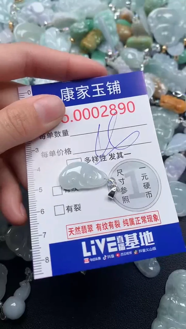 吊坠(不含链)未镶嵌翡翠2890