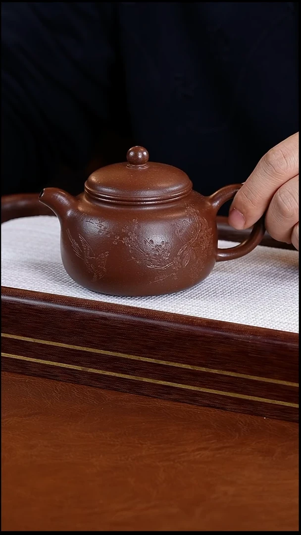 茶壶紫砂底槽青匏尊壶