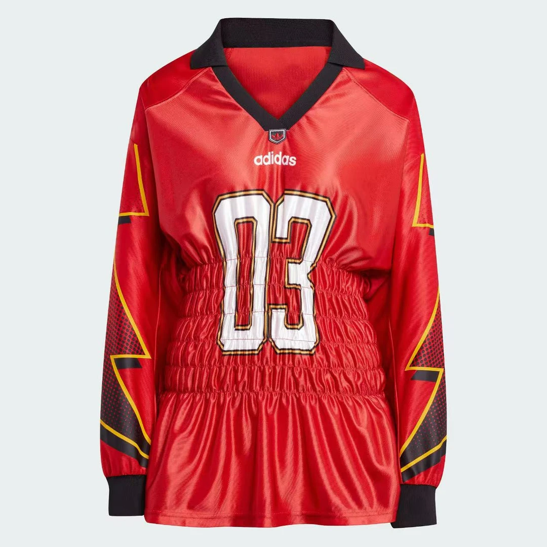 【滔搏联动】adidas/阿迪达斯三叶草女子运动休闲长T恤JX9218