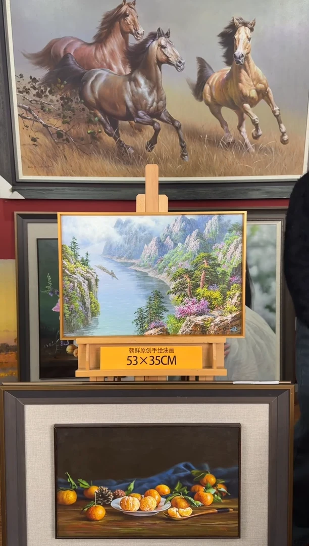 油画【3号】约53*35cm丨朝鲜原创纯手绘孤品油画丨顺丰包邮