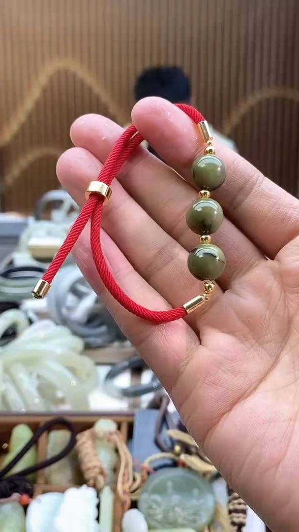 【闪购商品】和田玉手链未镶嵌和田玉手绳多样性发其一