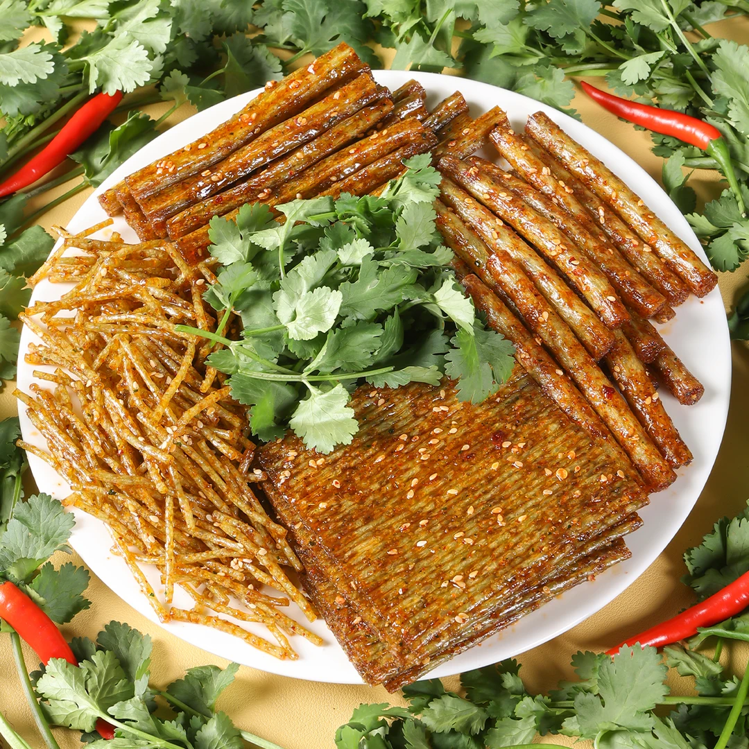 【香菜辣条组合】香菜辣条网红辣条50g*4到手四包网红辣条