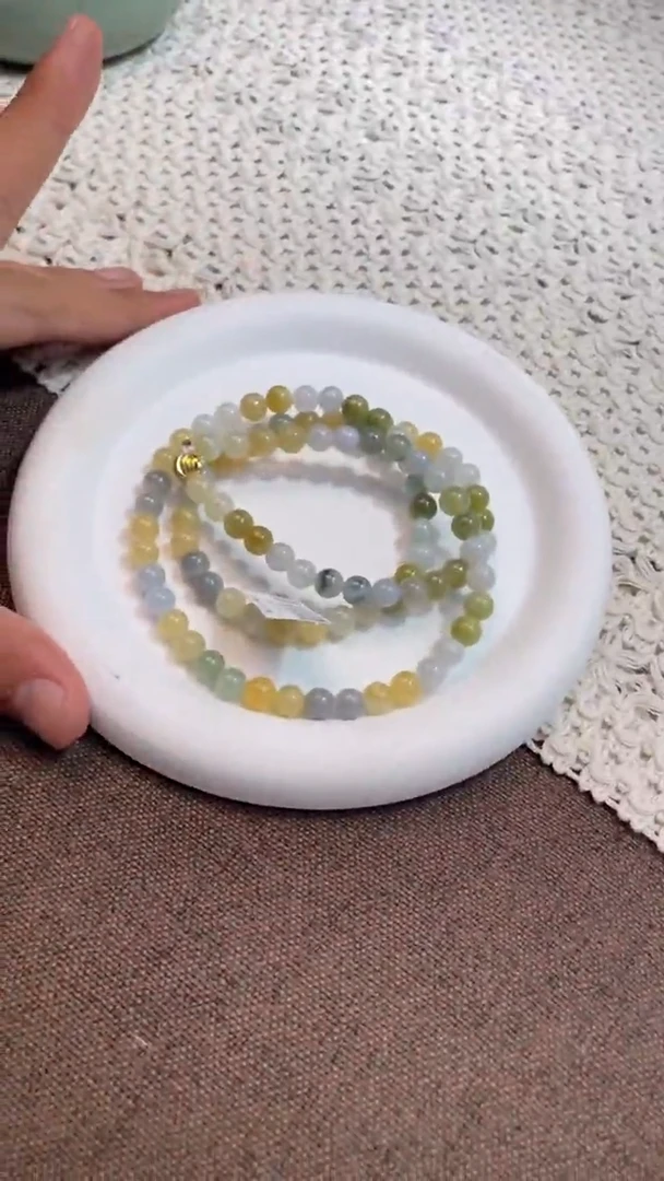 未镶嵌手串翡翠珠串