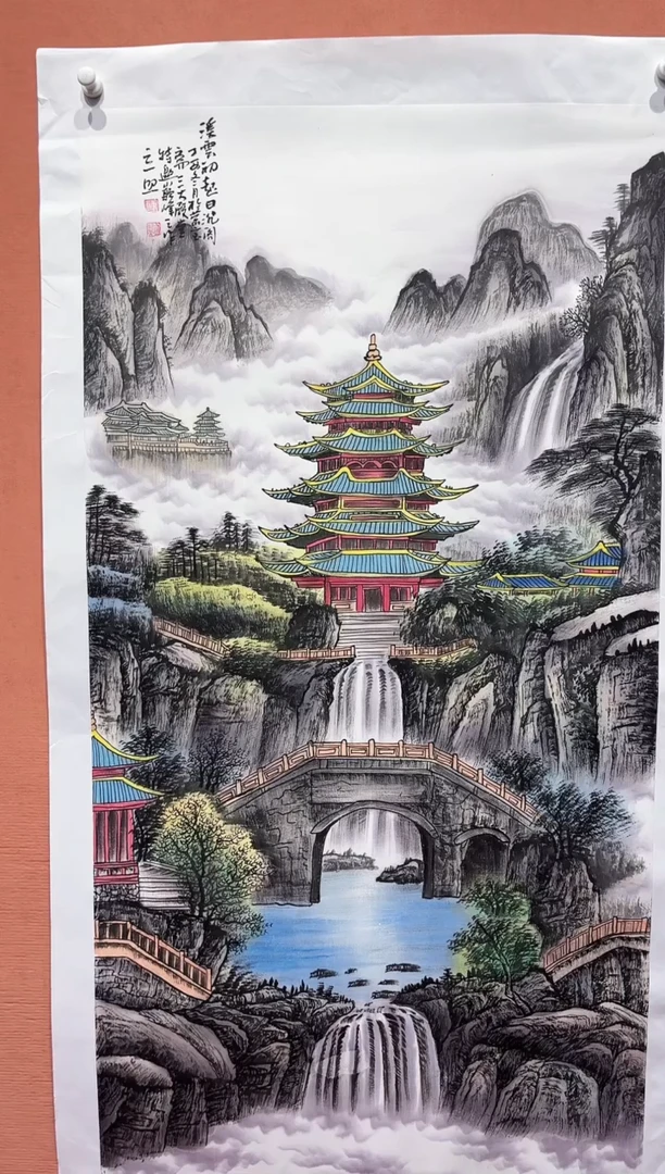 国画师立照老师国画作品