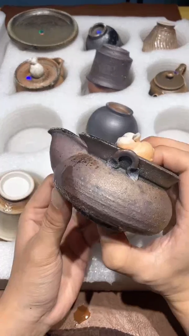 奢瓷/瑞寅柴烧茶器（宝瓶）637