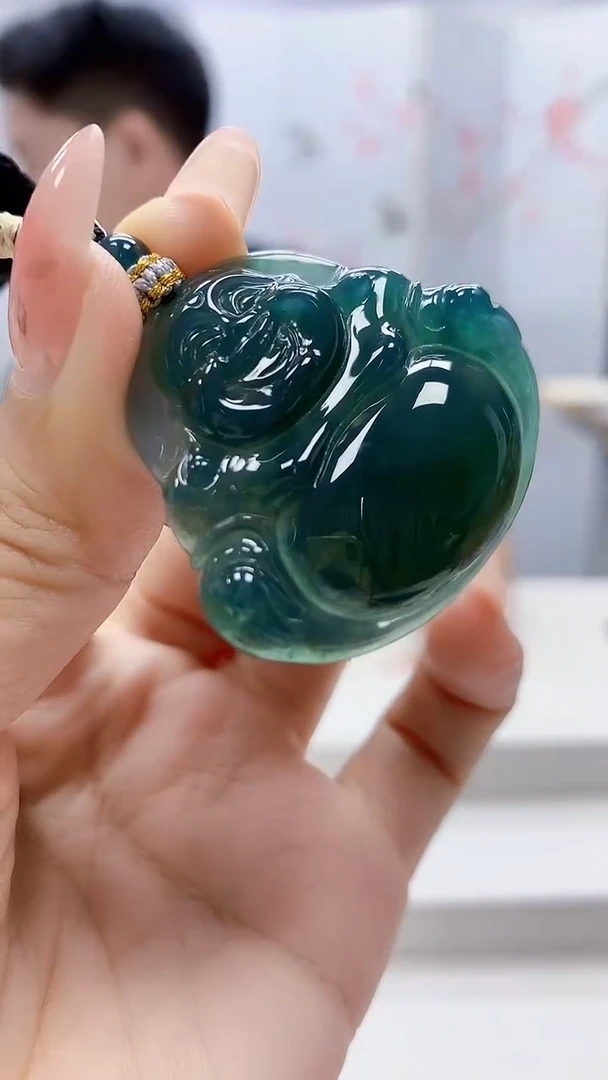 未镶嵌定制翡翠4917ty-毛货挂件34