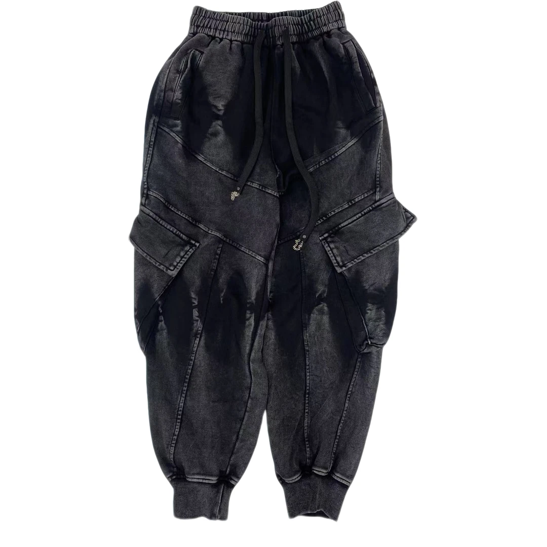 2025春夏季新款潮牌时尚休闲水洗束脚裤Y5088