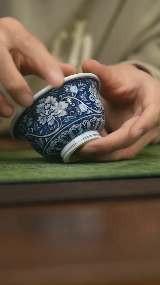 【闪购商品】杯柴窑青花破价福利