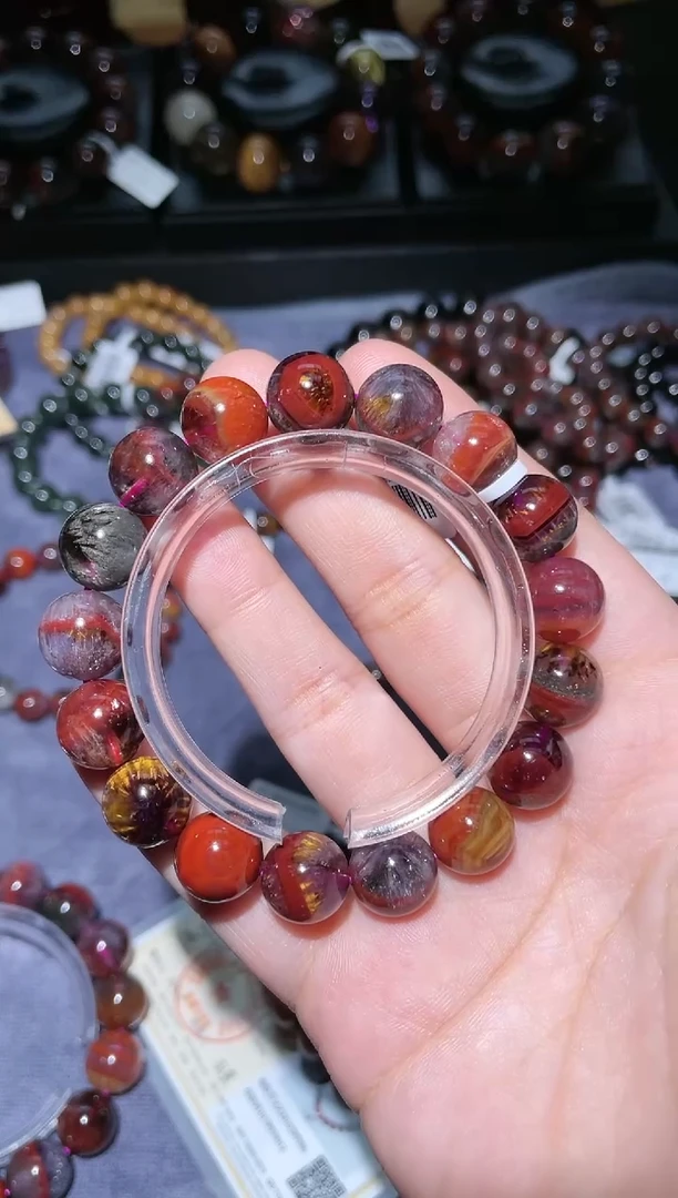 【闪购商品】水晶手链未镶嵌极光12mm-07