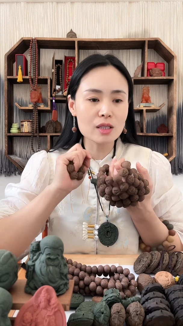 【闪购商品】泥塑鹅梨无相佛单圈手串