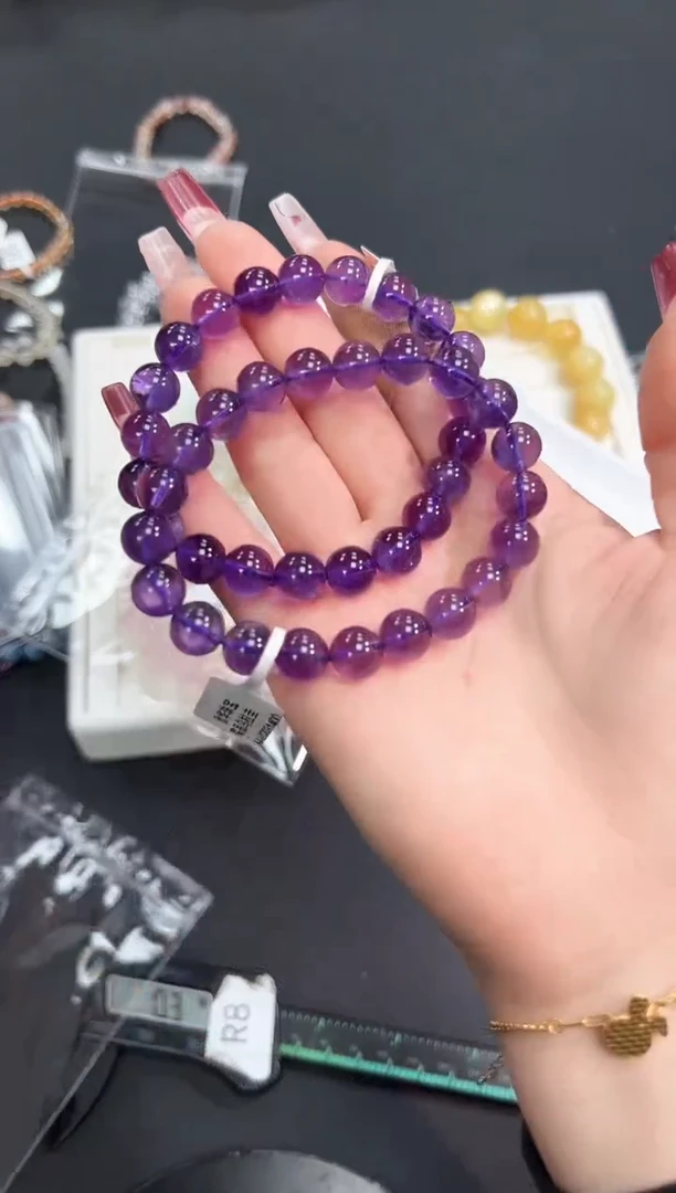 【闪购商品】水晶手串未镶嵌47g多样性发其一/1条默认微瑕