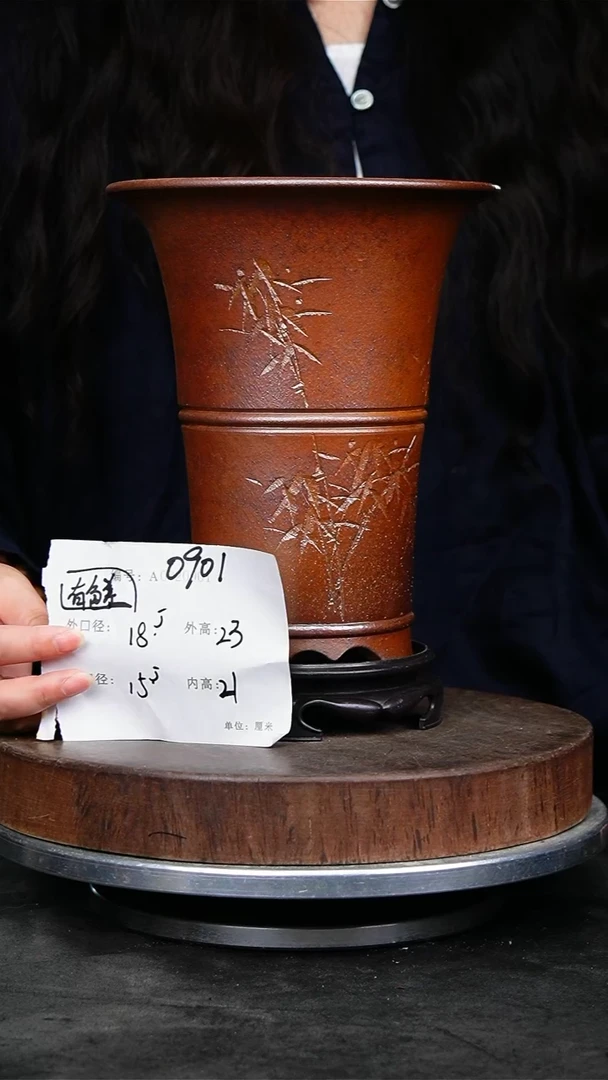 紫砂花盆0901+s颜色机选