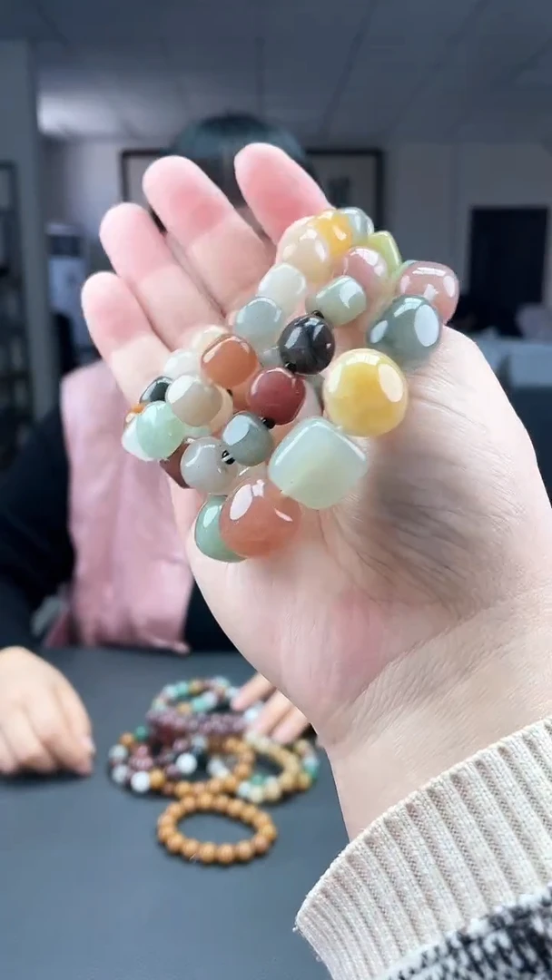 【闪购商品】密玉（石英质玉）方糖密玉手串未镶嵌1