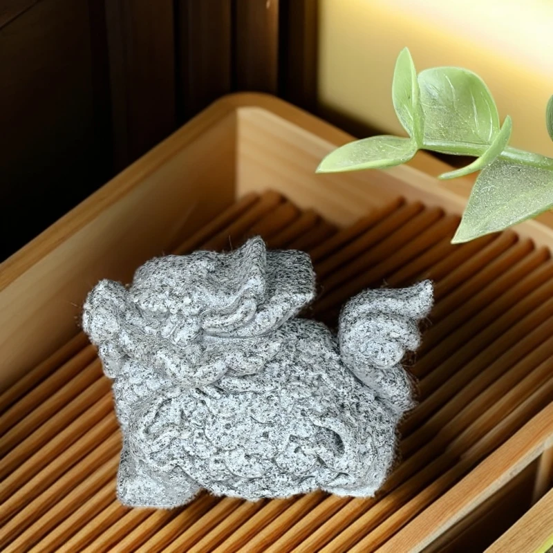 小龙龟中国风茶室茶宠小摆件创意桌面瑞兽吉祥金钱龙龟金钱龟招财