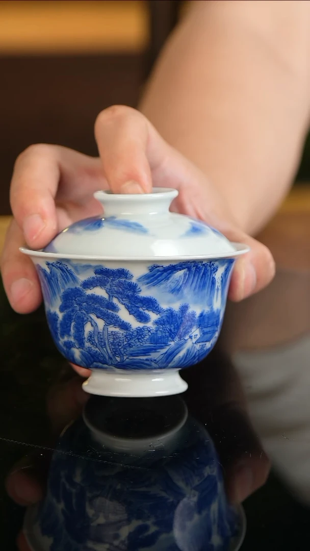 天****?景德镇手工手绘茶器