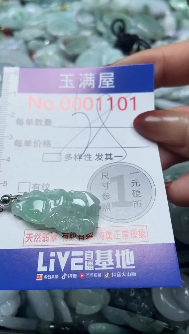颈饰未镶嵌翡翠1101