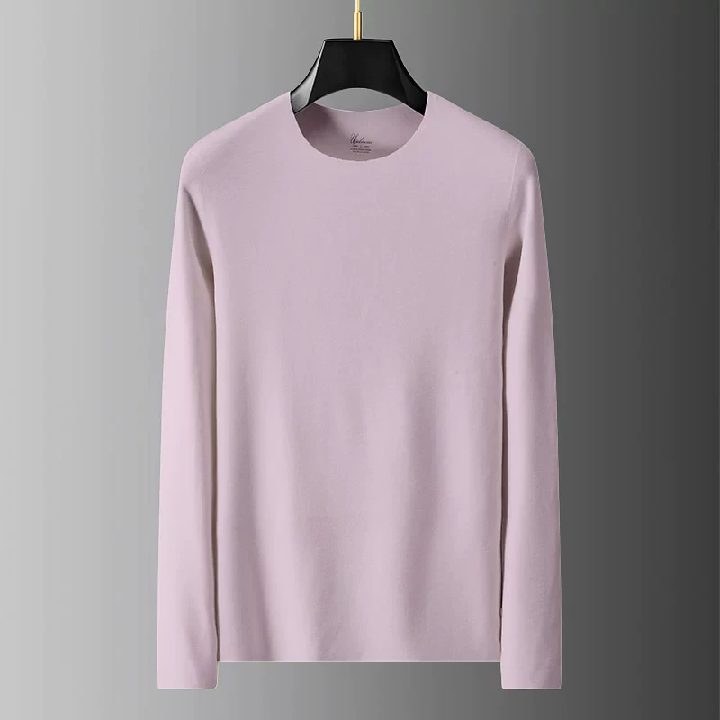 羽毛蛋白女士保暖内衣秋冬自发热德绒长袖打底衫上衣加绒无痕秋衣