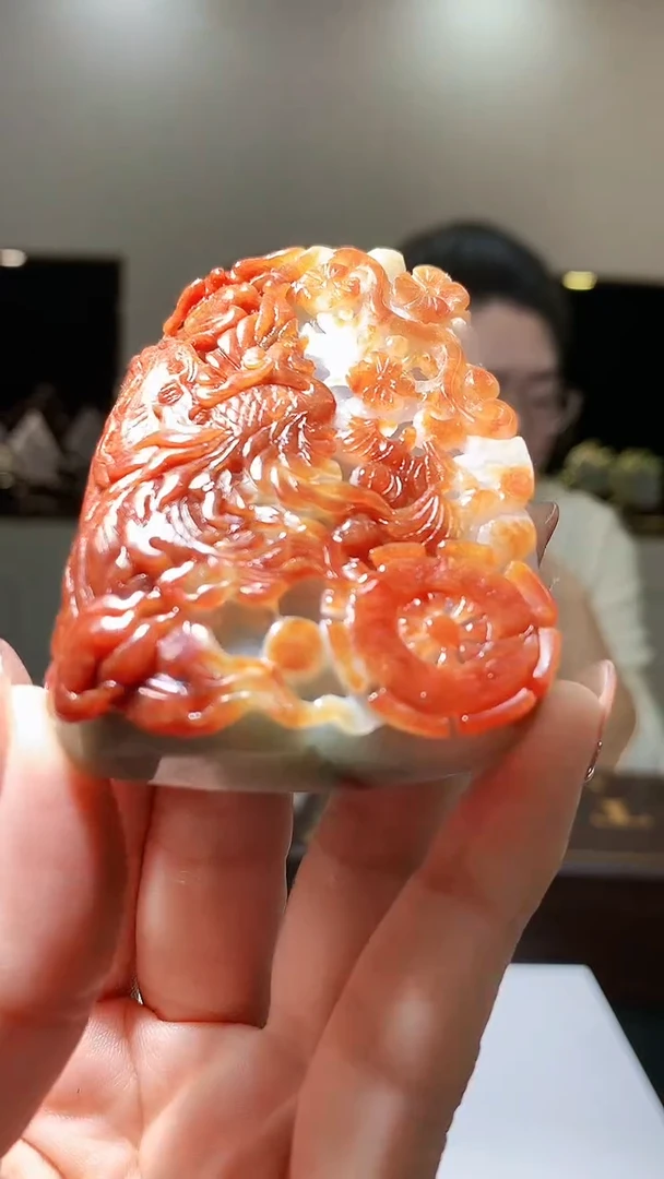 【闪购商品】定制翡翠未镶嵌1002hm-毛货挂件24