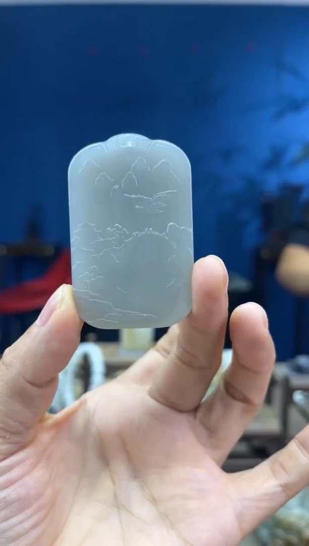 和田玉未镶嵌颈饰1